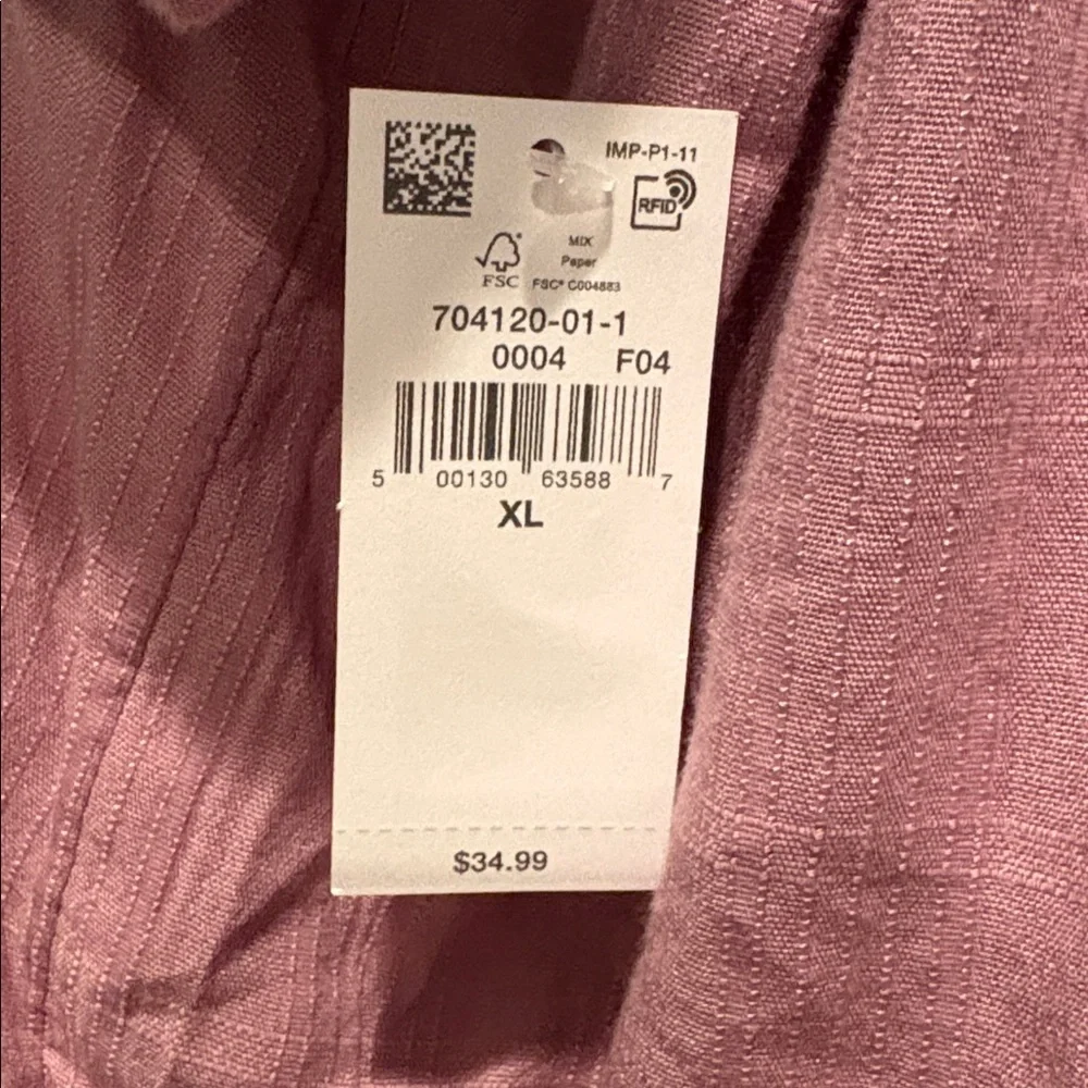 Old Navy - NWT! Women's Flutter Sleeve Dobby Top - Blouse. Size XL. Pink/Maeve - Picture 7 of 14